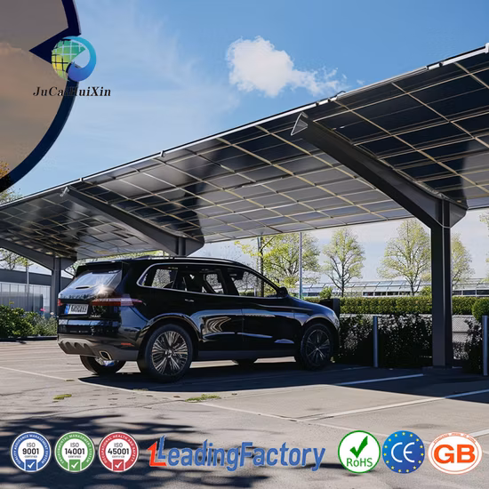 Solarpanel-Carport-System aus verzinktem Stahl